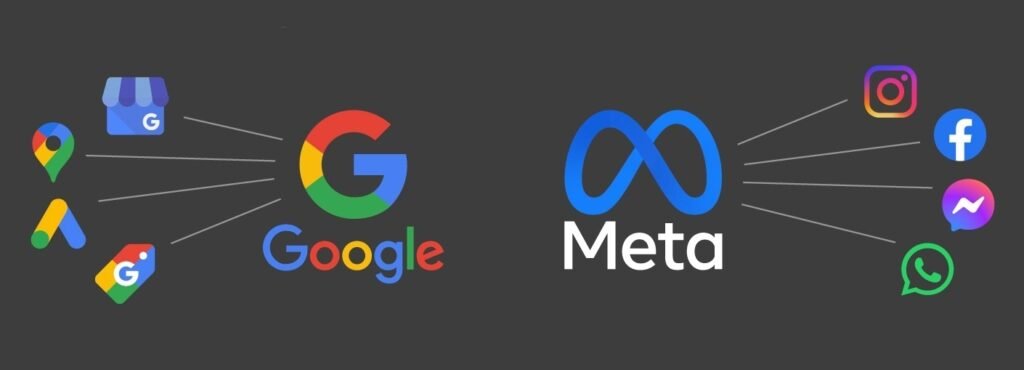 ppc ads. image showing google and meta ads values